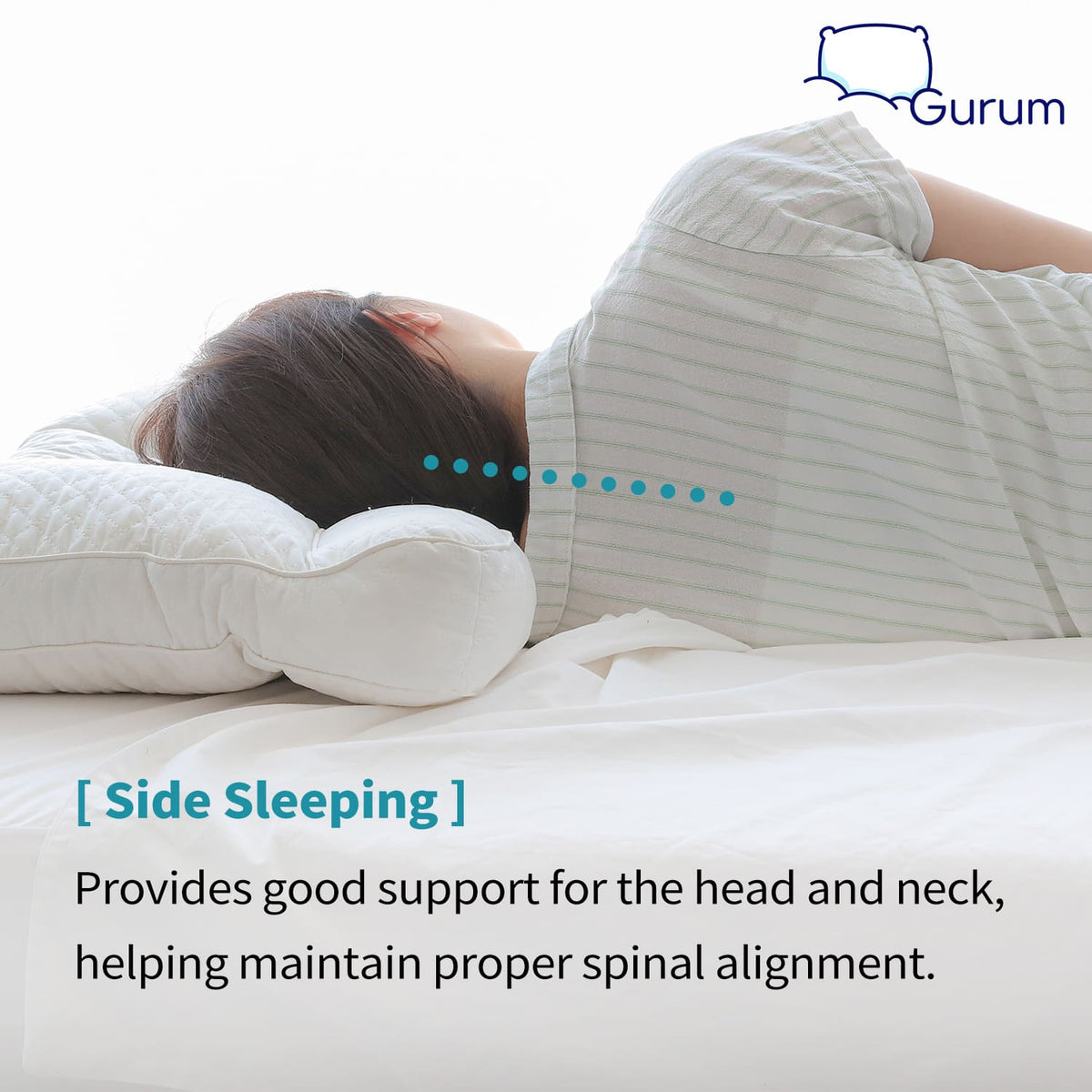 Gurum Premium Latex Pillow – Neck Pain Relief for Better Sleep - Gurum Pillow