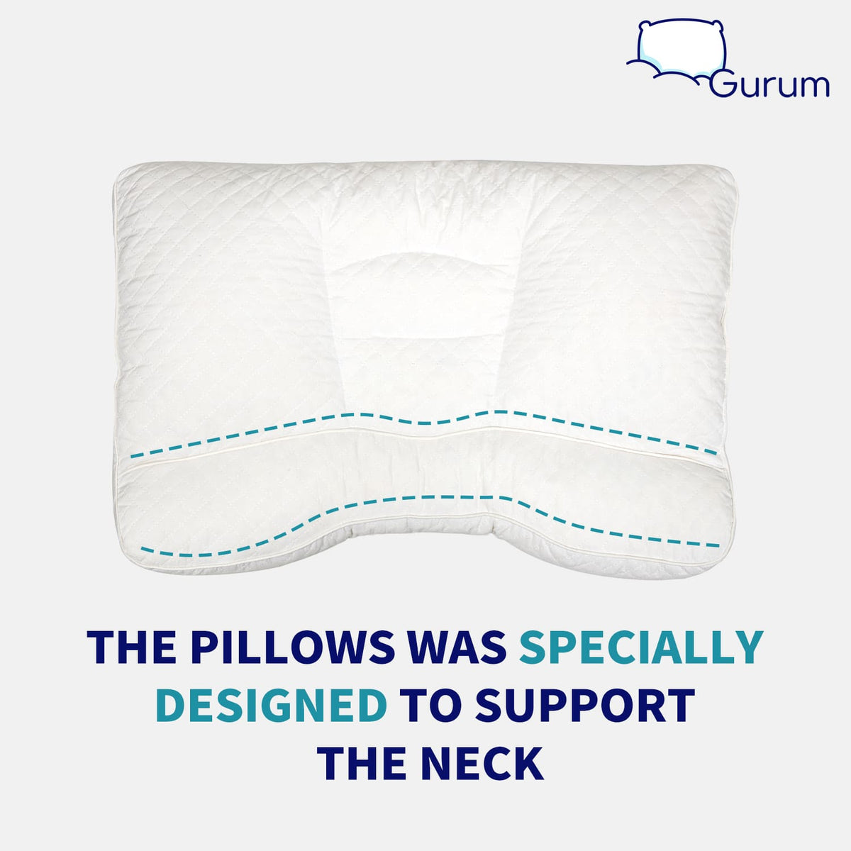Gurum Premium Latex Pillow – Neck Pain Relief for Better Sleep - Gurum Pillow