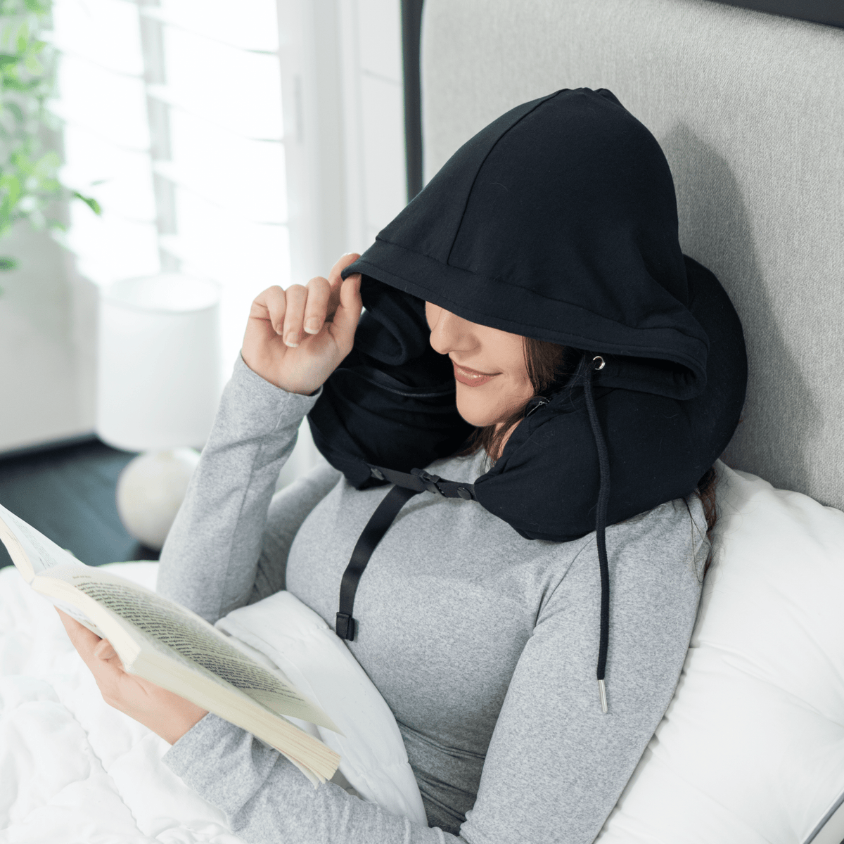 Gurum Travel Latex Pillow with Hoodie & Pocket for On - the - Go Comfort - Gurum Pillow