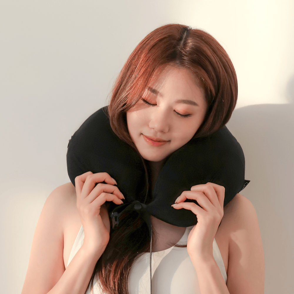 Gurum Travel Latex Pillow with Hoodie & Pocket for On - the - Go Comfort - Gurum Pillow