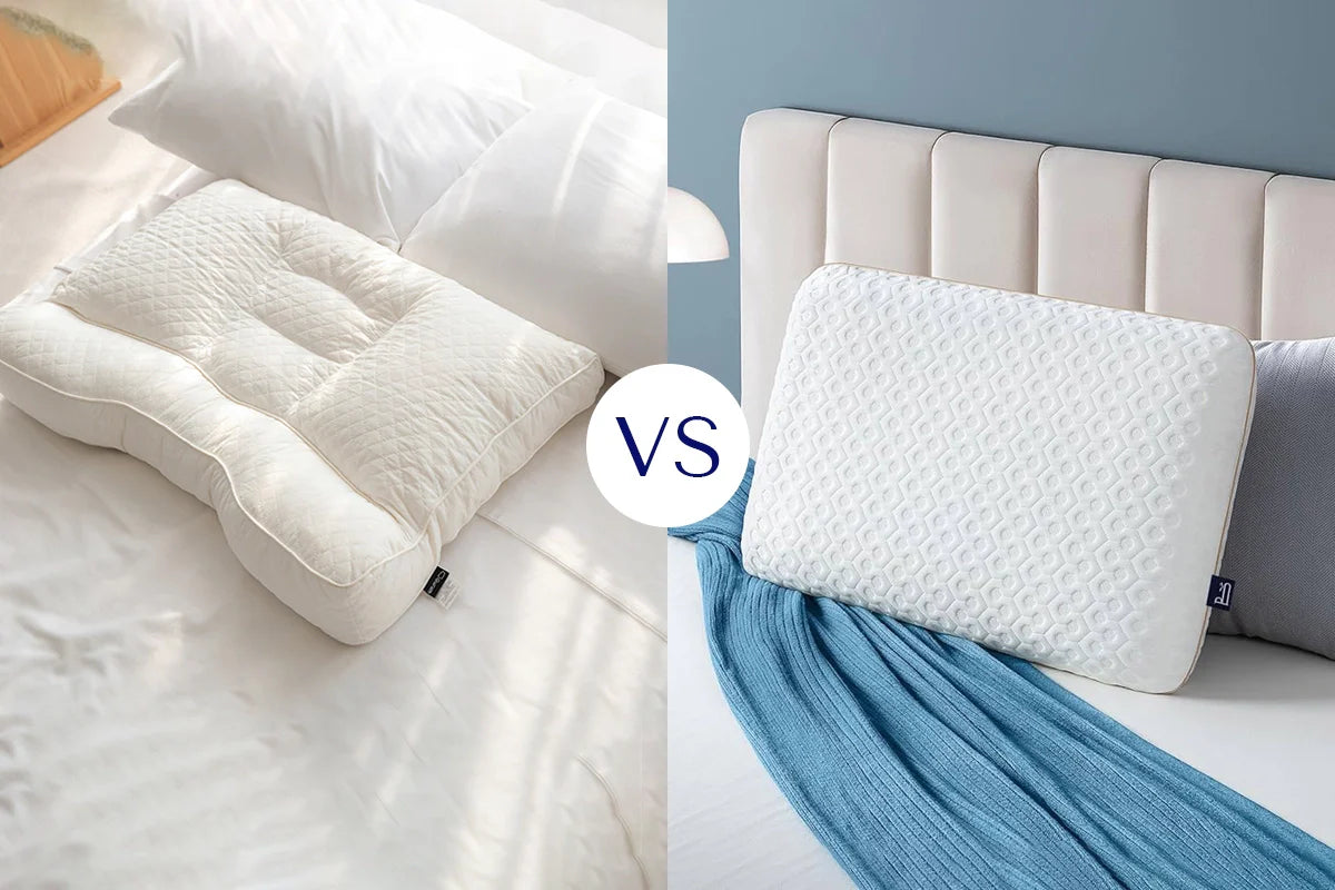 latex vs memory foam pillow