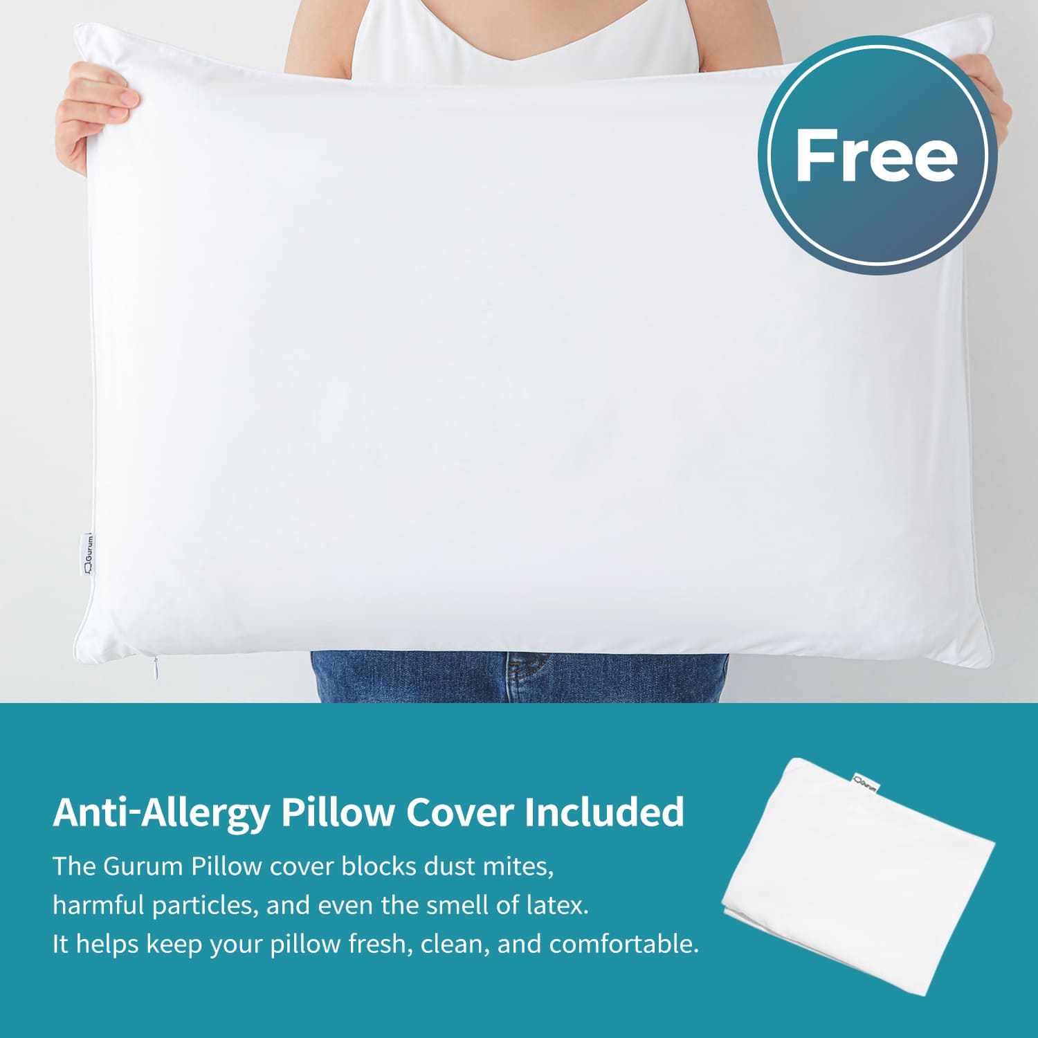Free Gurum Anti-Allergy PIllow Cover