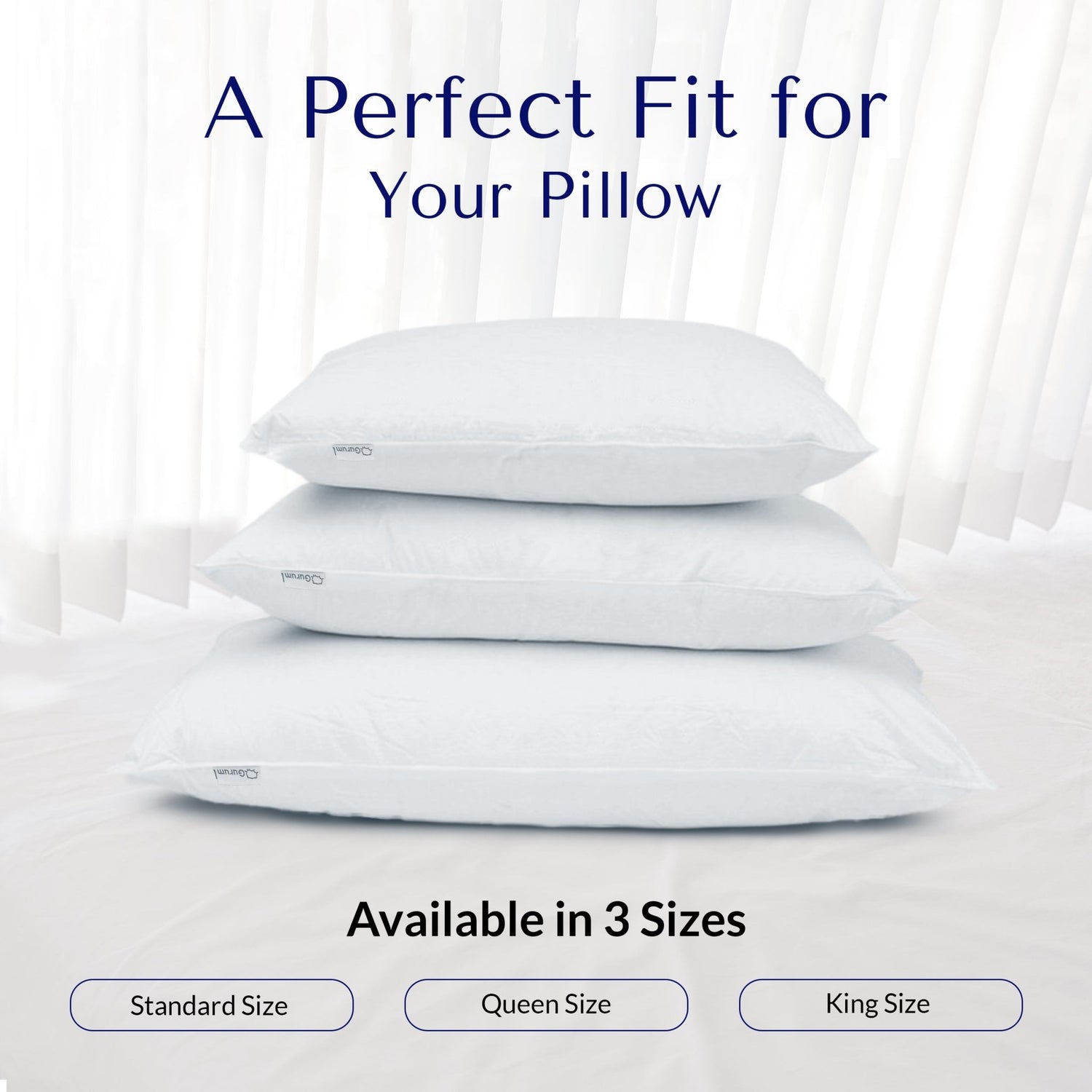 Gurum Anti - Allergy Pillow Cover – Hypoallergenic, Breathable &amp; Washable Protection - Gurum Pillow