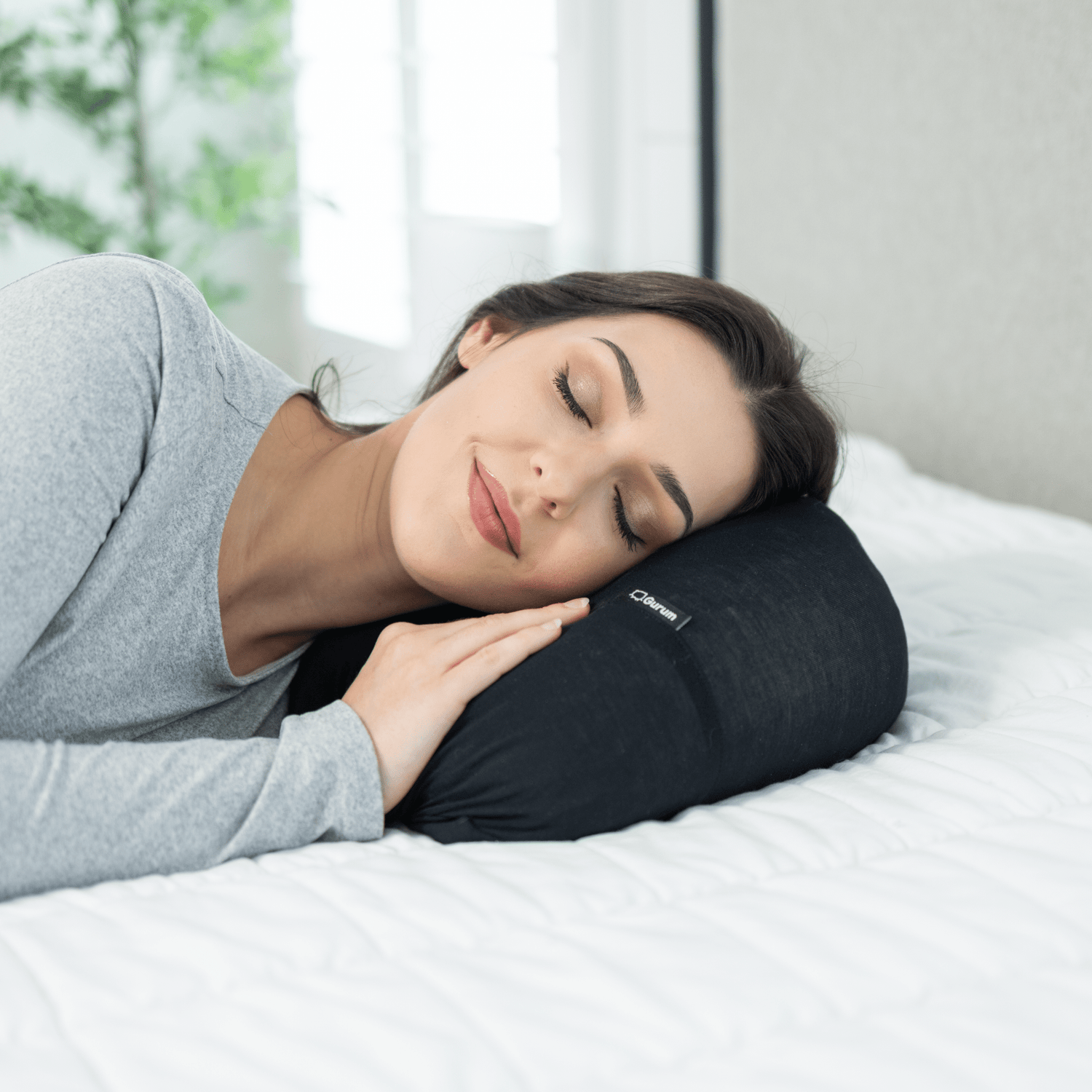 Gurum Travel Latex Pillow with Hoodie &amp; Pocket for On - the - Go Comfort - Gurum Pillow