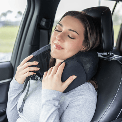 Gurum Travel Latex Pillow with Hoodie &amp; Pocket for On - the - Go Comfort - Gurum Pillow