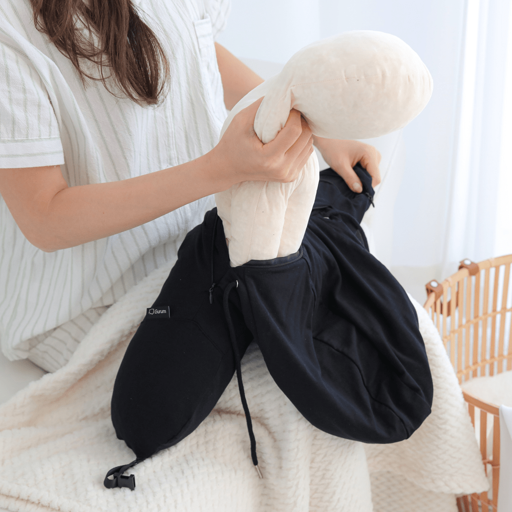 Gurum Travel Latex Pillow with Hoodie &amp; Pocket for On - the - Go Comfort - Gurum Pillow