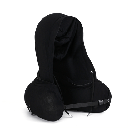 Gurum Travel Latex Pillow with Hoodie &amp; Pocket for On - the - Go Comfort - Gurum Pillow